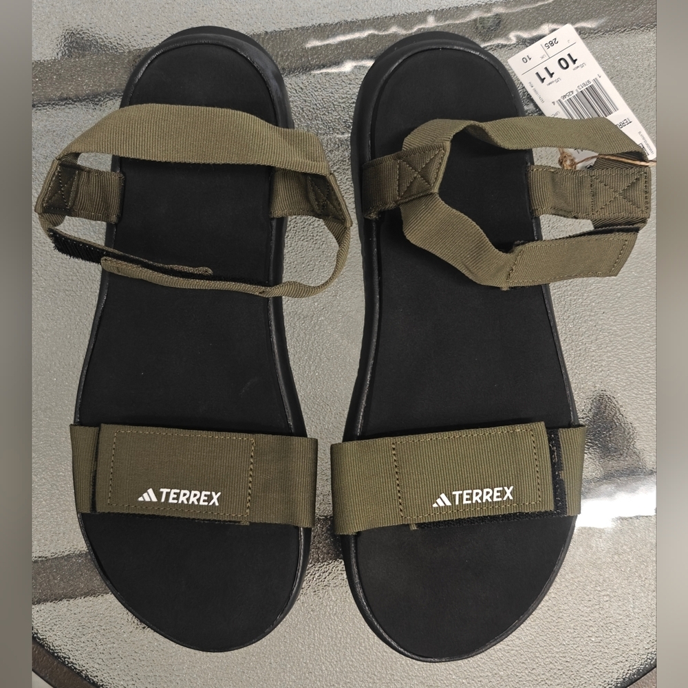 adidas Terrex Hydroterra Light Sandals JQ2572/ Olive Strata / Cloud 10